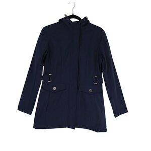 Free Country Jacket Coat Womens Navy Hooded softshell Size S Winter